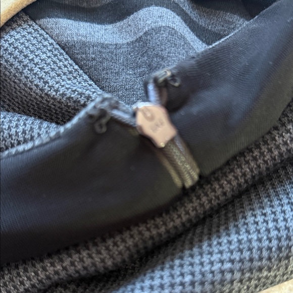 Calvin Klein Black and Gray Striped Dress - Picture 9 of 10